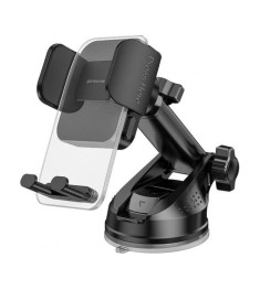 Автотримач Proove Crystal Clamp Plus на присосці (Чорний) Автотримач Proove Crystal Clamp Plus на присосці (Чорний)