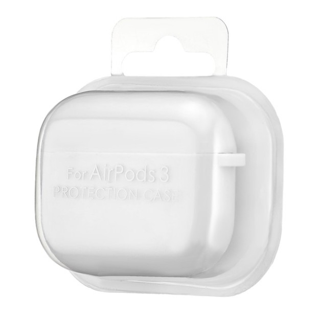 Чохол для навушників Full Silicone Case with Microfiber Apple AirPods 3 (06) Білий