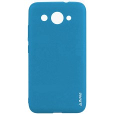 Силіконовий чохол iNavi Color для Huawei Y3 2017 (Синій)