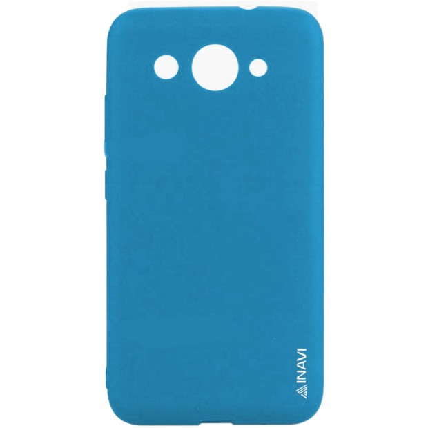 Силіконовий чохол iNavi Color для Huawei Y3 2017 (Синій)