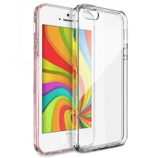 Силиконовый чехол 6D Apple iPhone 5 / 5s / SE (Прозрачный)