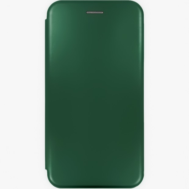 Чехол-книжка Оригинал Матовая Xiaomi Redmi 10  (Тёмно-зеленый)