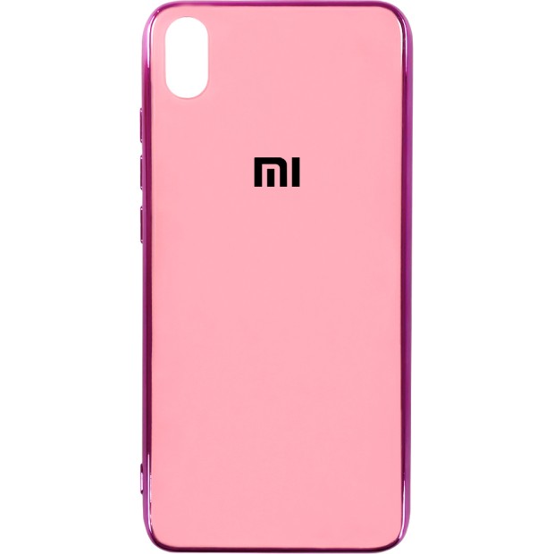 Glass Case для Xiaomi Redmi 7A (рожевий)