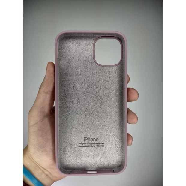 Оригінальний силіконовий чохол округлої форми для Apple iPhone 14 Plus (01) Bilberry