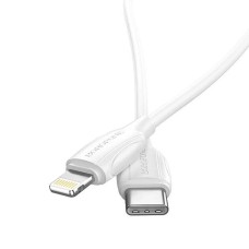 USB-кабель Borofone BX19 Benefit 20W (Type-C на Lightning) (Білий)