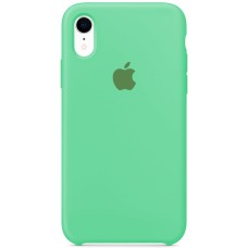 Оригінальний силіконовий чохол Apple для iPhone XR (49) Аквамариновий