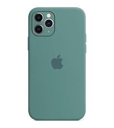 Силикон Original RoundCam Case Apple iPhone 11 Pro Max (55) Blackish Green
