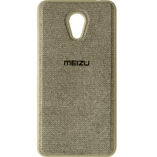 Силіконова текстурована накладка для Meizu M5c (хаки)