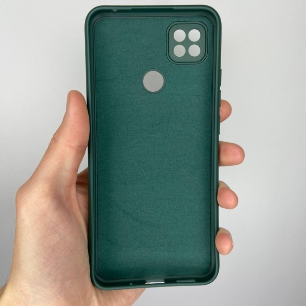 Силікон оригінальний Xiaomi Redmi 9C (ShutCam) (темно-зелений)