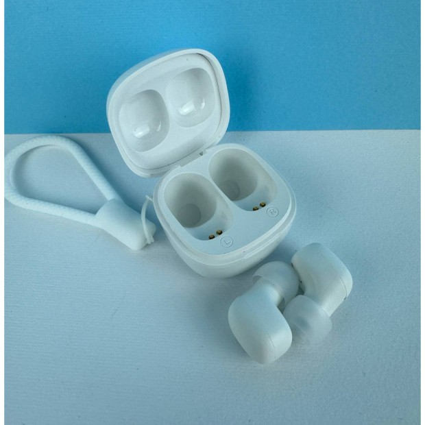 Бездротові навушники-гарнітура вакуумні Denmen DL20 (Білий)