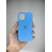Силіконовий оригінальний чохол Apple iPhone 12 Mini (12) Королівський синій.