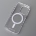 Силіконовий чохол Space Case MagSafe для Apple iPhone 16 Pro (Прозорий)
