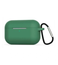 Чохол для навушників Blueo Liquid Silicone Apple AirPods Pro (55) Чорнувато-зеле..