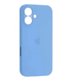 Силикон Original RoundCam Case Apple iPhone 16 (20) Blue
