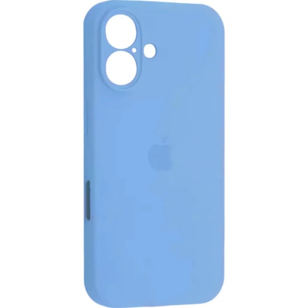 Силикон Original RoundCam Case Apple iPhone 16 (20) Blue