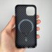 Чохол-накладка Carbon MagSafe для Apple iPhone 14 (Чорний)