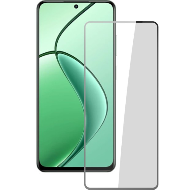 Захисне скло 5D Standard Realme 12+ 5G Чорне