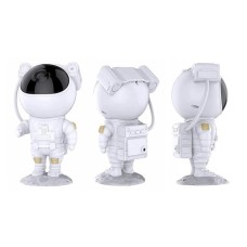 Детский ночник-проектор звёздного неба Astronaut (Белый)