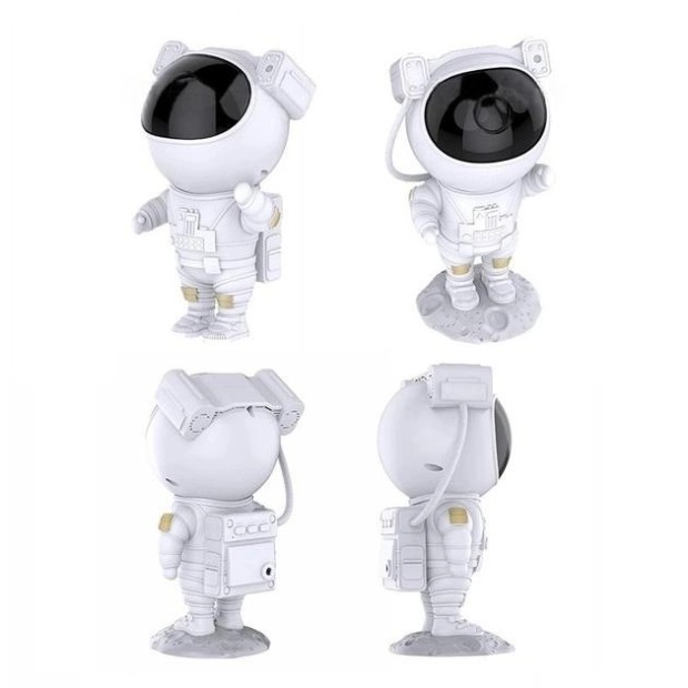 Детский ночник-проектор звёздного неба Astronaut (Белый) Детский ночник-проектор звёздного неба Astronaut (Белый)
