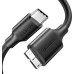 USB-кабель UGREEN US312 3A (1m) (Type-C - MicroUSB B) (Black)