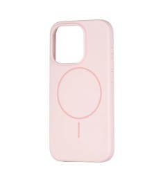 Силикон Original Round Case with MagSafe Apple iPhone 15 Pro (76) Chalk Pink