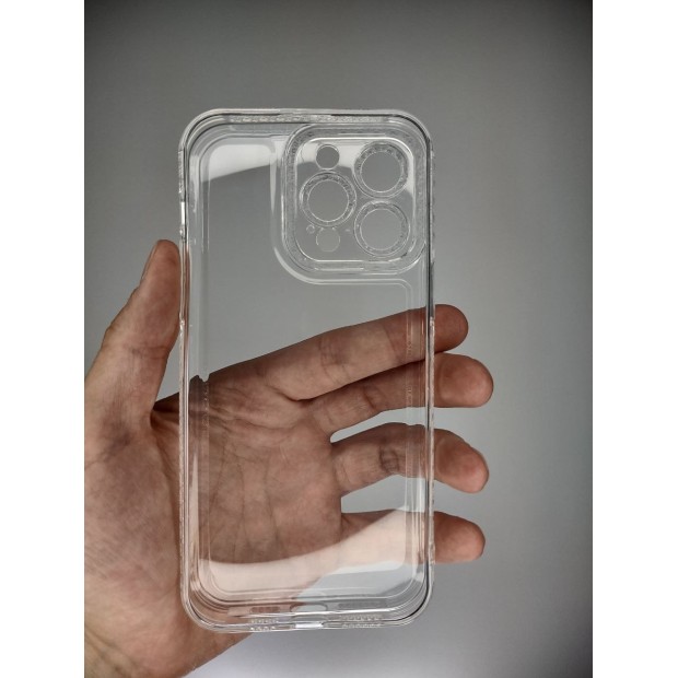 Силиконовий чохол Diamond для Apple iPhone 14 Pro Max (Прозорий)