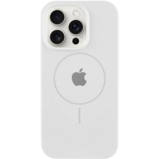 Силіконовий Original Round чохол з MagSafe для Apple iPhone 13 Pro (06) білий
