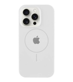 Силіконовий Original Round чохол з MagSafe для Apple iPhone 13 Pro (06) білий
