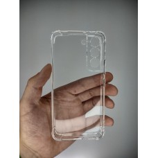 Силикон 6D Samsung Galaxy S21 FE (ShutCam) (Прозрачный)