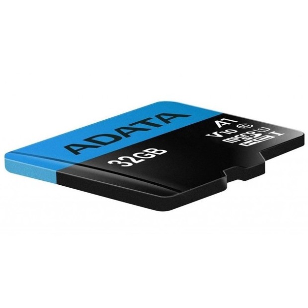 Карта памяти MicroSDHC A-DATA Premier 32Gb (UHS-1) (A1) (Class 10) + SD-адаптер