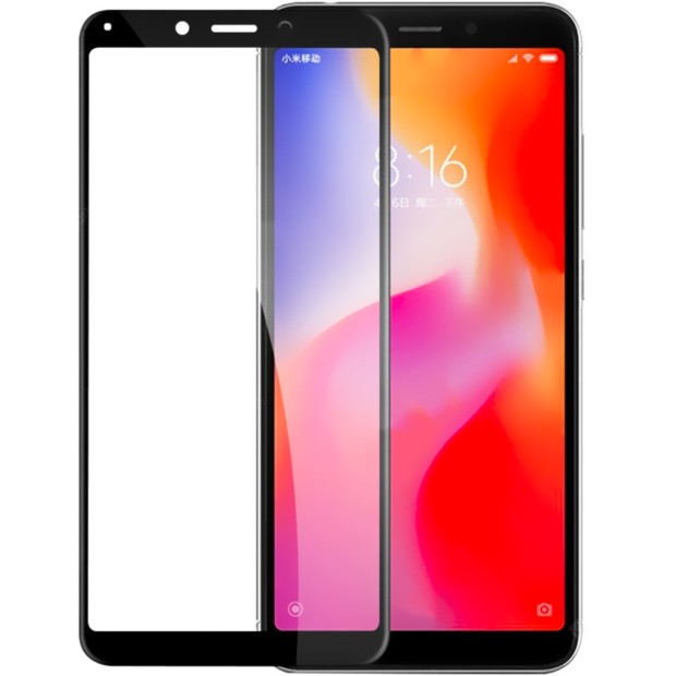 Стекло 5D Japan HD Xiaomi Redmi 6 / 6a Black