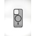 Силікон iPaky Carbon Clear з MagSafe для iPhone 13 Pro (чорний)