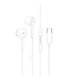 Wired earphones with microphone Hoco M95 (Type-C) (White)