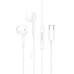 Wired earphones with microphone Hoco M95 (Type-C) (White)