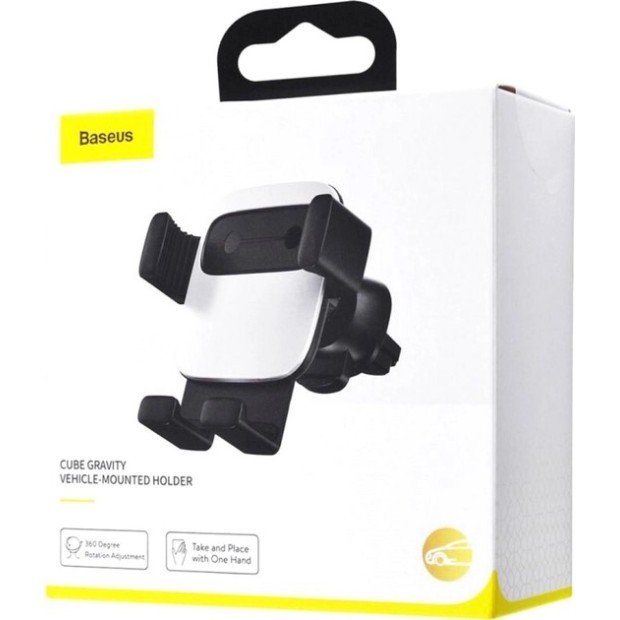 Автодержатель Baseus Cube Gravity SUYL-FK01 (Чёрный)