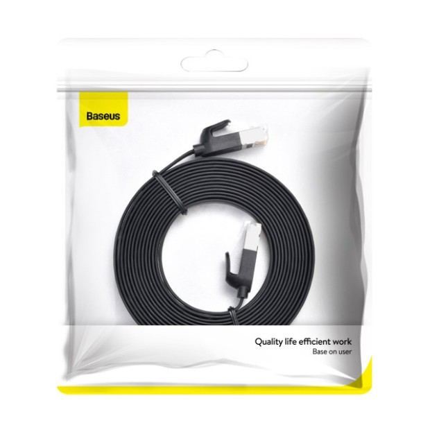 Патч-корд Baseus High Speed CAT5 Gigabit RJ45 (3m) (Чёрный) B00133206111-04