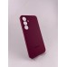 Чехол Silicone Case with MagSafe Samsung Galaxy S24 Plus/ S25 Plus (Бордовый)