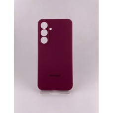 Чехол Silicone Case with MagSafe Samsung Galaxy S24 Plus/ S25 Plus (Бордовый)