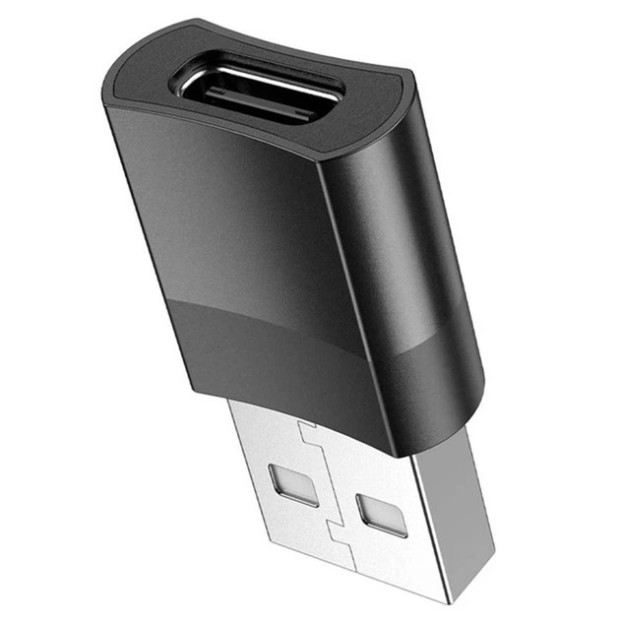 OTG-переходник Hoco UA17 Type-C / Lightning (M) to USB 2.0 (F) (Чёрный) OTG-переходник Hoco UA17 Type-C / Lightning (M) to USB 2.0 (F) (Чёрный)