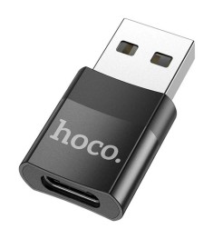 OTG-переходник Hoco UA17 Type-C / Lightning (M) to USB 2.0 (F) (Чёрный)