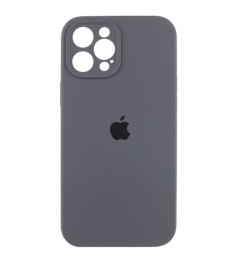 Силикон Original RoundCam Case Apple iPhone 13 Pro Max (86) Dark Coal