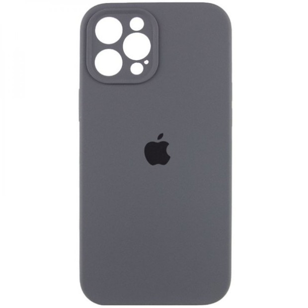 Силикон Original RoundCam Case Apple iPhone 13 Pro Max (86) Dark Coal