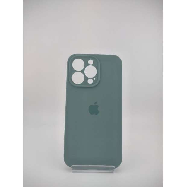 Силикон Original RoundCam Case Apple iPhone 13 Pro (55) Blackish Green
