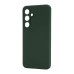 Чохол Silicone Case with MagSafe Samsung Galaxy S24 FE (Темно-зелений)