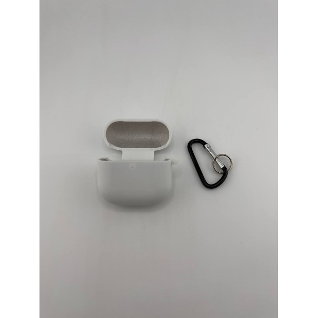 Чохол для навушників Full Silicone Case with Microfiber Apple AirPods 4 (06) Білий Чохол для навушників Full Silicone Case with Microfiber Apple AirPods 4 (06) Білий