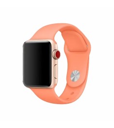Ремінець для Apple Watch, силіконовий, 38  /  40  /  41 мм (11), персиковий