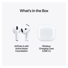 Бездротові навушники-гарнітура Apple AirPods 4 ANC (Оригінал)