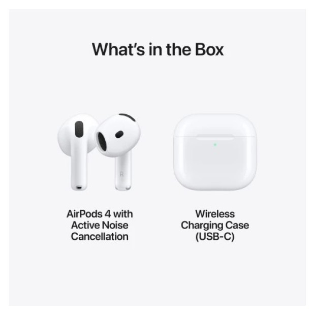 Бездротові навушники-гарнітура Apple AirPods 4 ANC (Оригінал)