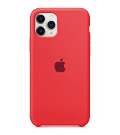 Оригінальний силіконовий чохол Apple для iPhone 11 Pro, колір кармін.