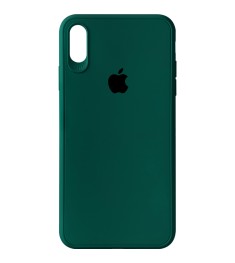 Силикон Junket Cace Apple iPhone XS Max (Тёмно-зелёный)
